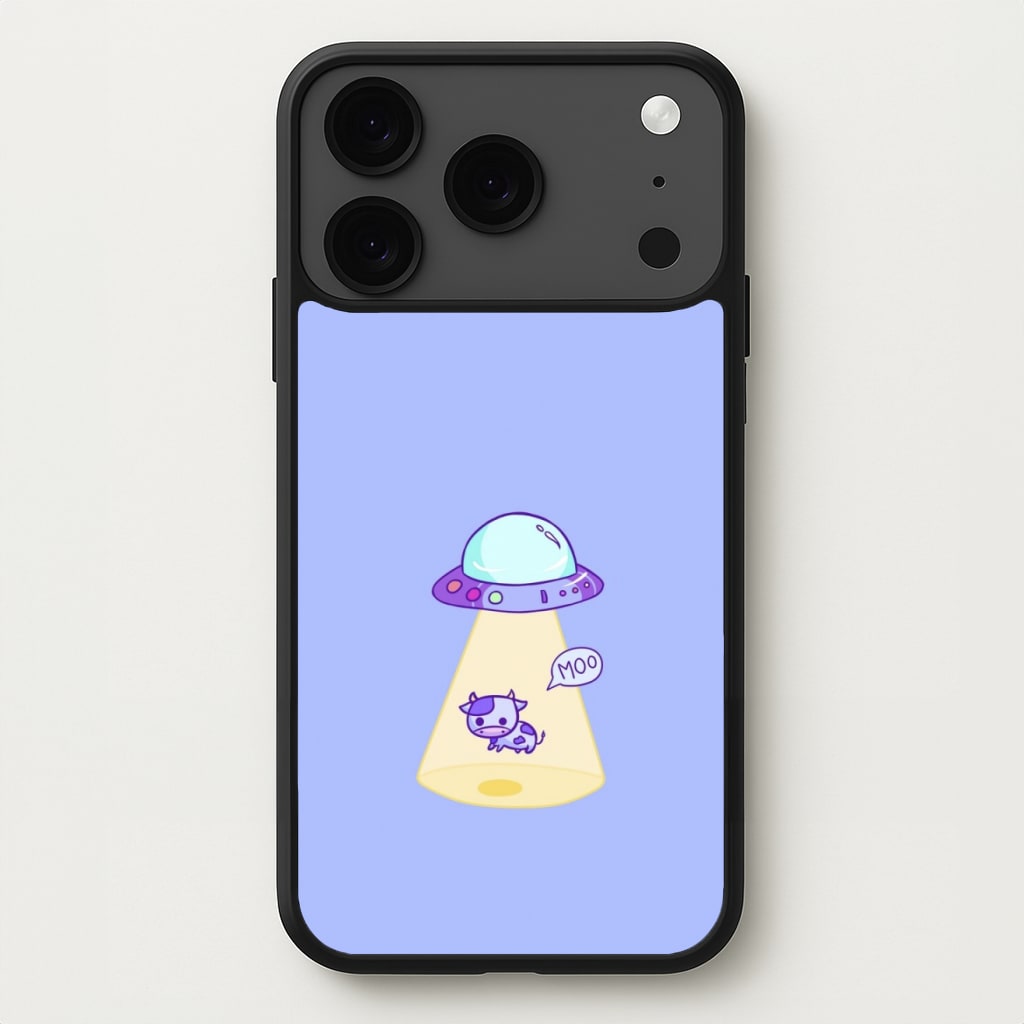 Cow Abduction Phone Case for iPhone 17 Pro