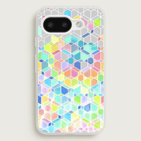 Bright Hexagon Pattern - Pattern Phone Case for Google Pixel 9a