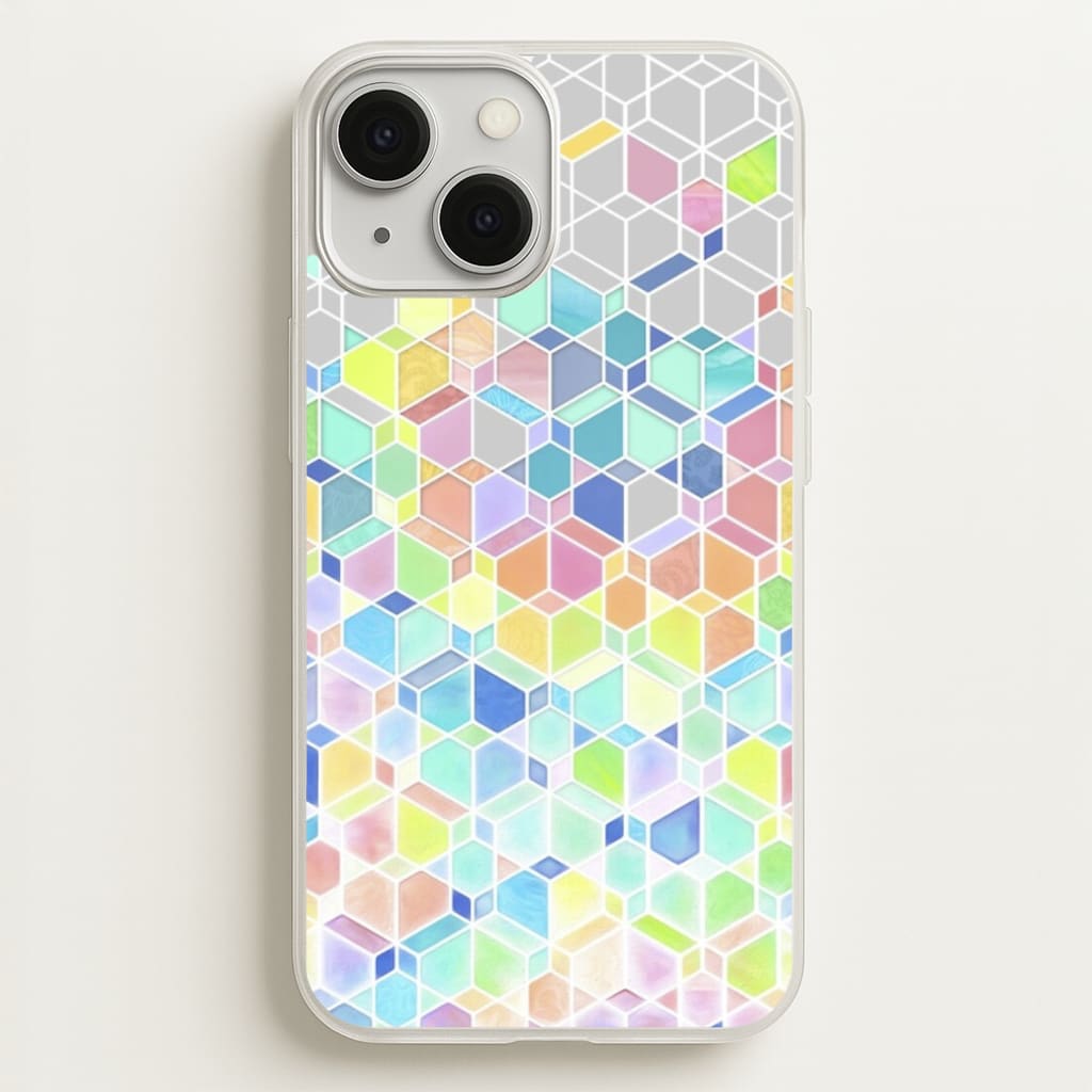 Bright Hexagon Pattern - Pattern Phone Case for iPhone 13
