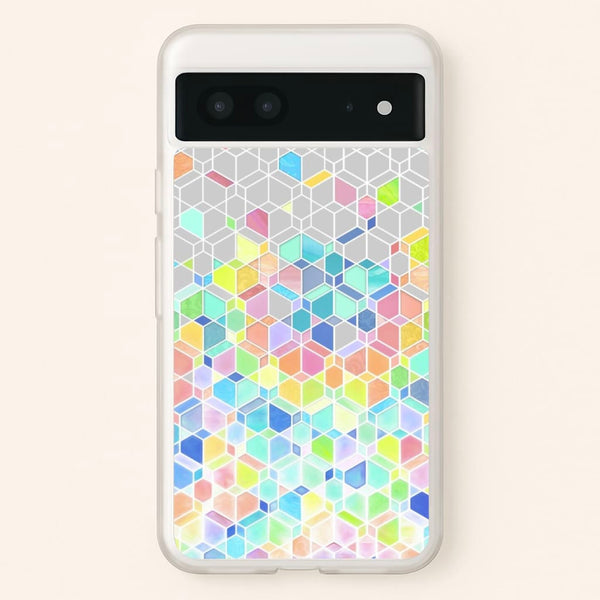 Bright Hexagon Pattern - Pattern Phone Case for Google Pixel 7