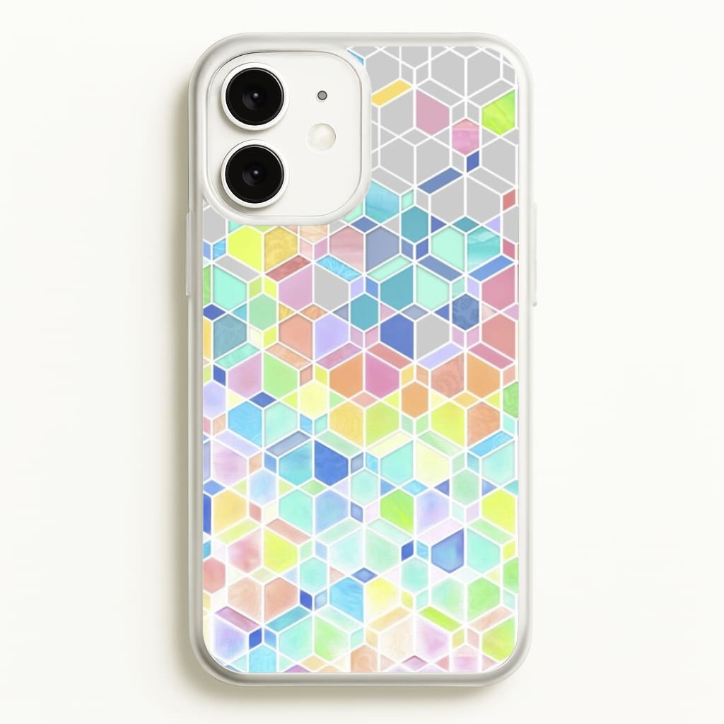 Bright Hexagon Pattern - Pattern Phone Case for iPhone 11