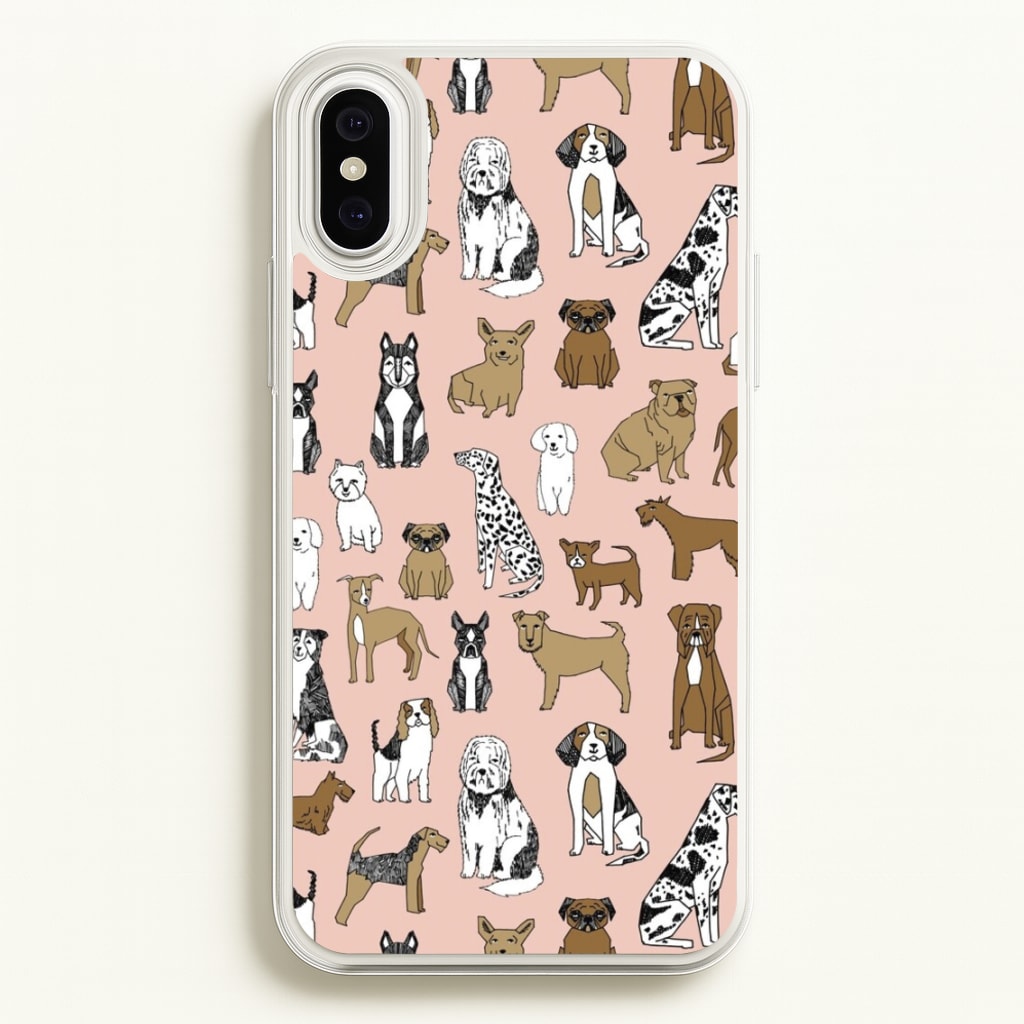 Dog Breeds - Animal Pattern - Pattern Phone Case for iPhone XS Max