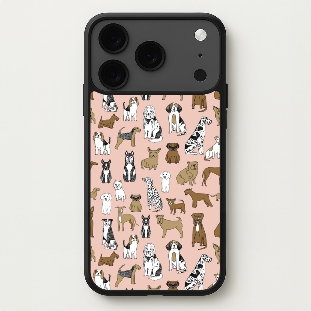Dog Breeds - Animal Pattern Phone Case for iPhone 17 Pro