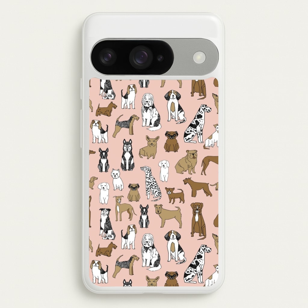 Dog Breeds - Animal Pattern Phone Case for Google Pixel 10 / 10 Pro