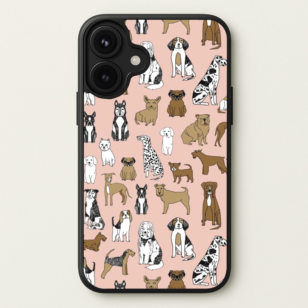 Dog Breeds - Animal Pattern Phone Case for iPhone 17