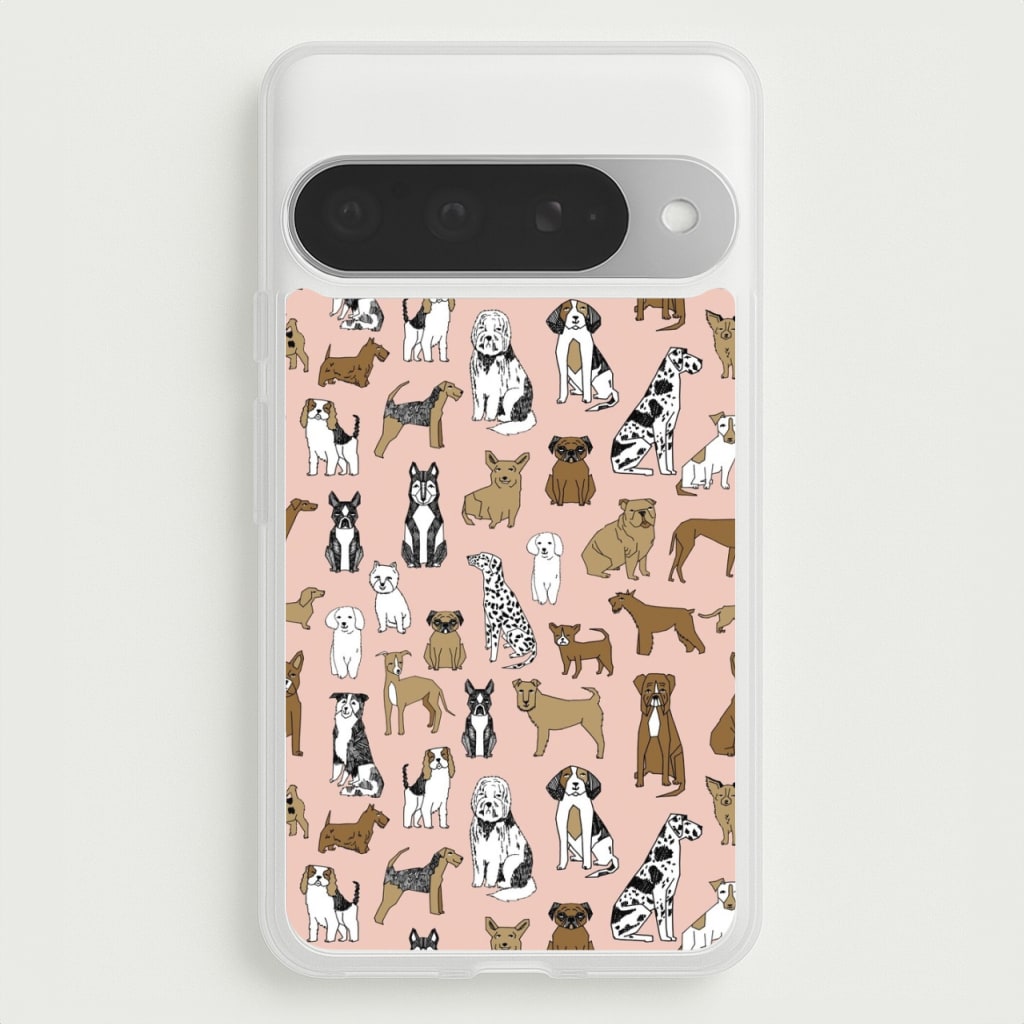 Dog Breeds - Animal Pattern Phone Case for Google Pixel 10 Pro XL