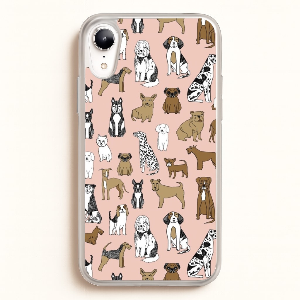 Dog Breeds - Animal Pattern - Pattern Phone Case for iPhone XR