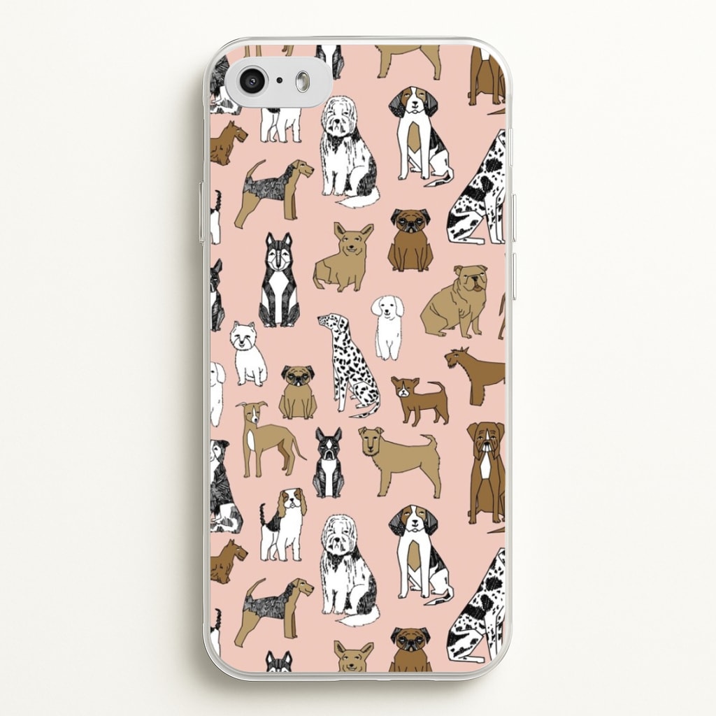 Dog Breeds - Animal Pattern - Pattern Phone Case for iPhone 5 / 5s / SE 2016