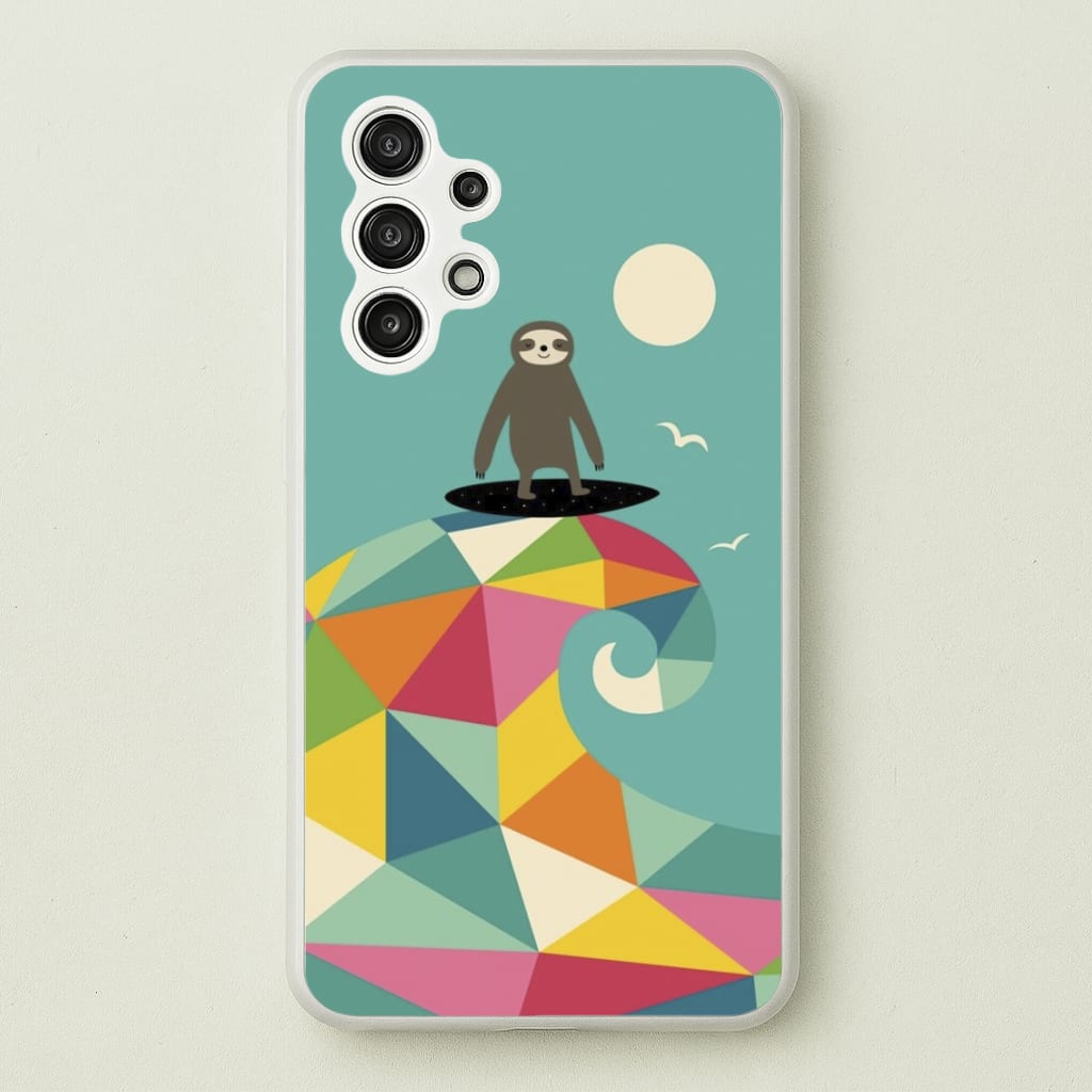 Surfing Sloth - Animal Phone Case for Galaxy A13