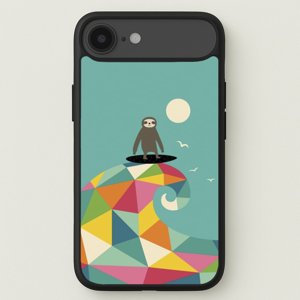 Surfing Sloth Phone Case for iPhone 17 Air