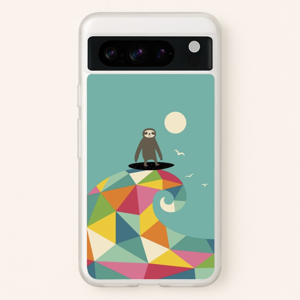 Surfing Sloth - Animal Phone Case for Google Pixel 8 Pro