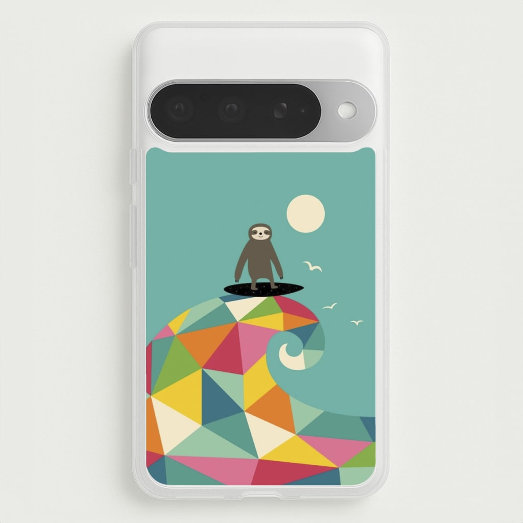 Surfing Sloth Phone Case for Google Pixel 10 Pro XL