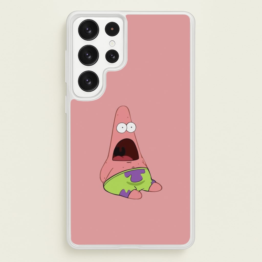 Surprised Patrick - Spongebob Phone Case for Galaxy S22 Ultra