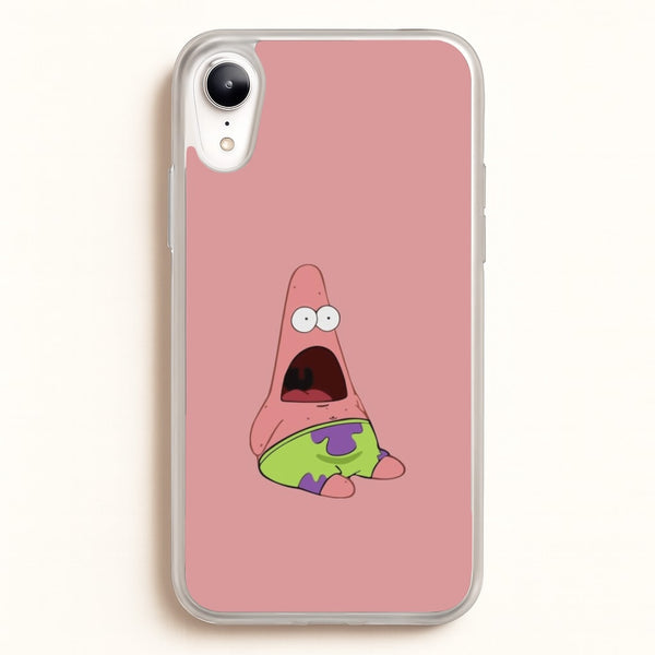 Surprised Patrick - Spongebob Phone Case for iPhone XR