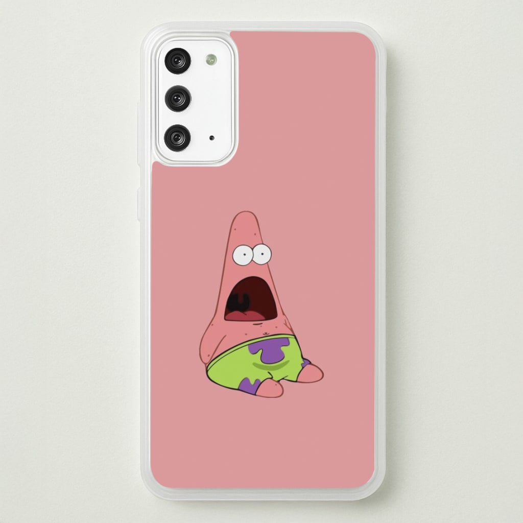 Surprised Patrick - Spongebob Phone Case for Galaxy Note 20