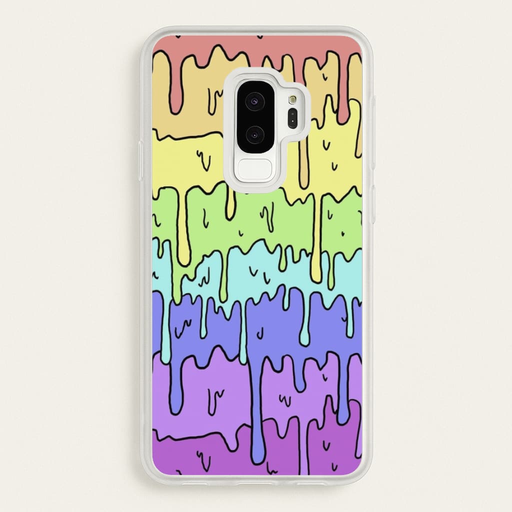 Dripping Rainbow - Pattern Phone Case for Galaxy S9 Plus