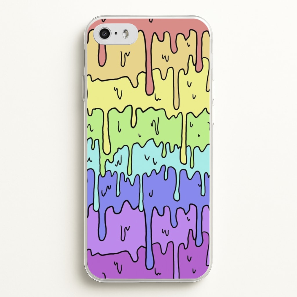 Dripping Rainbow - Pattern Phone Case for iPhone 5 / 5s / SE 2016
