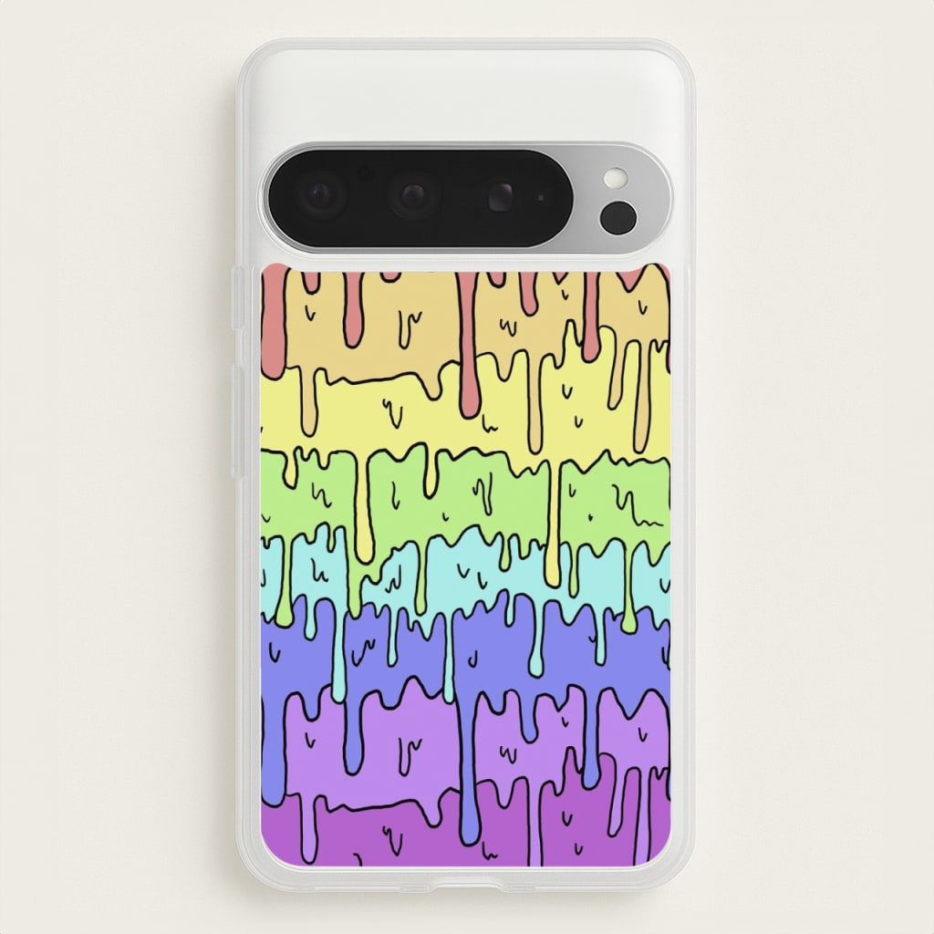 Dripping Rainbow - Pattern Phone Case for Google Pixel 9 Pro XL