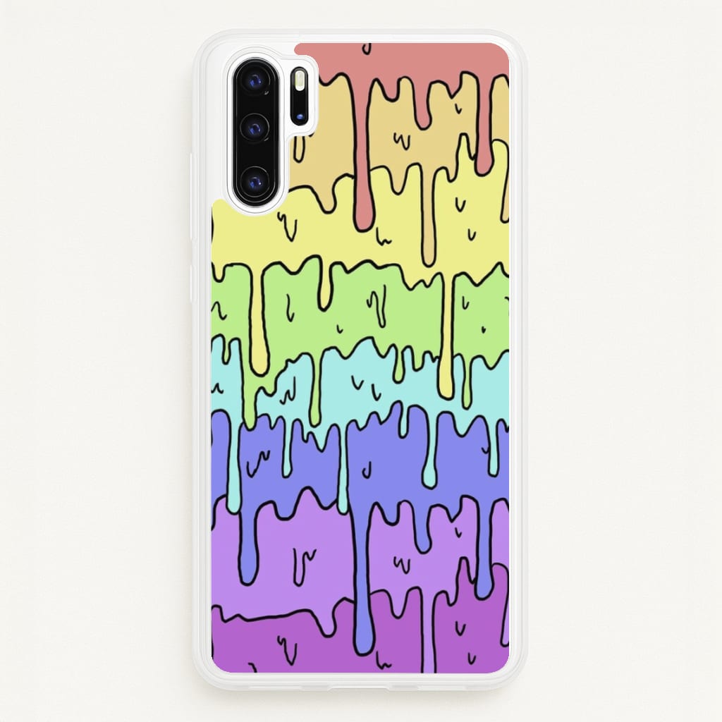 Dripping Rainbow - Pattern Phone Case for Huawei P30 Pro