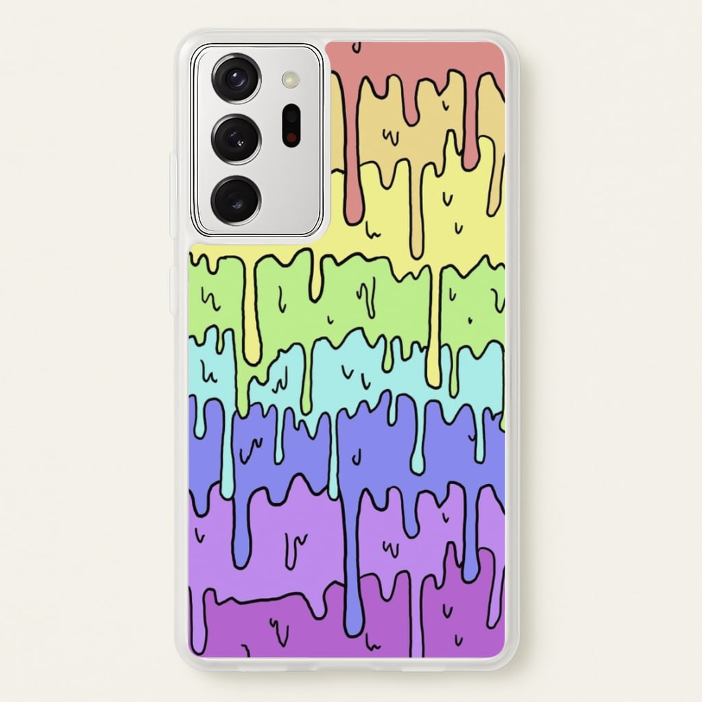 Dripping Rainbow - Pattern Phone Case for Galaxy Note 20 Ultra