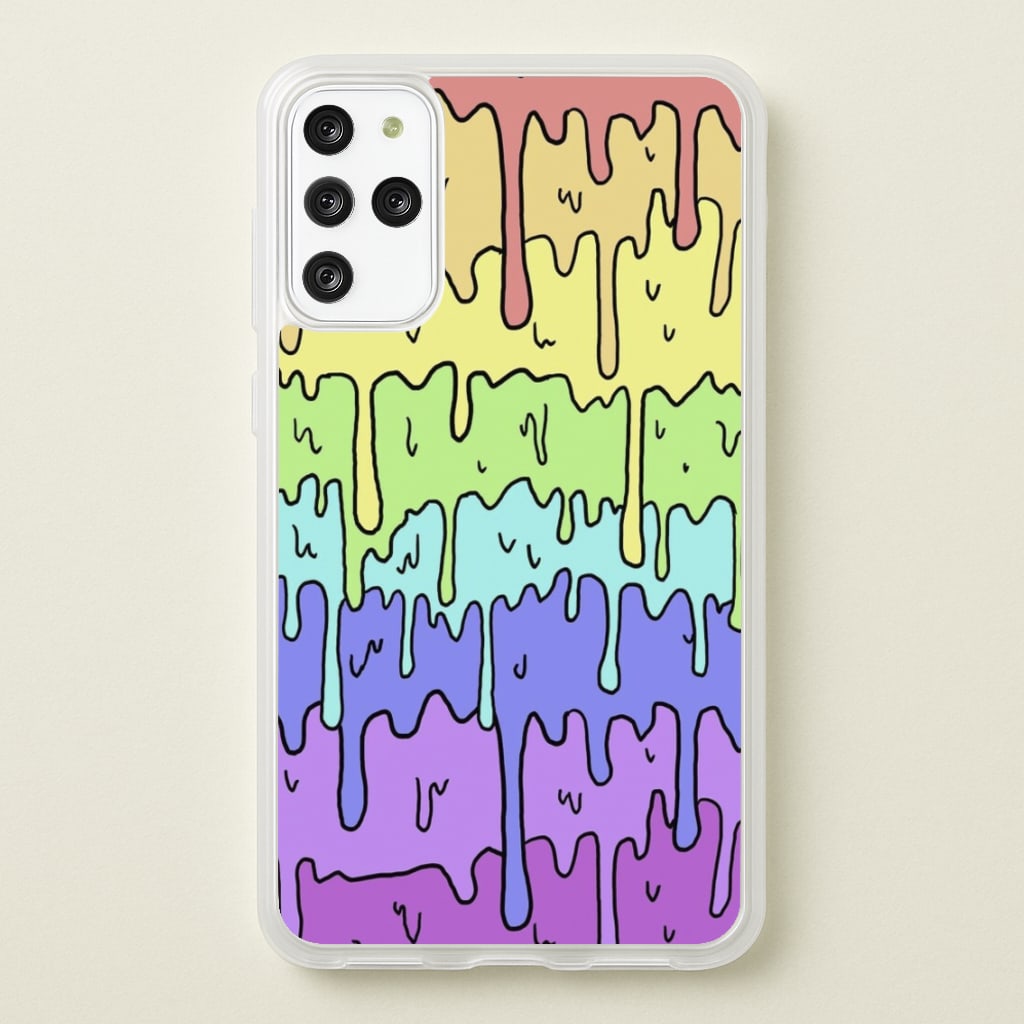 Dripping Rainbow - Pattern Phone Case for Galaxy S20 Plus