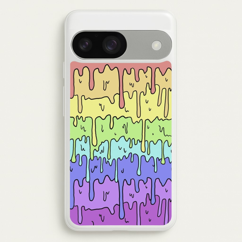 Dripping Rainbow - Pattern Phone Case for Google Pixel 9 / 9 Pro