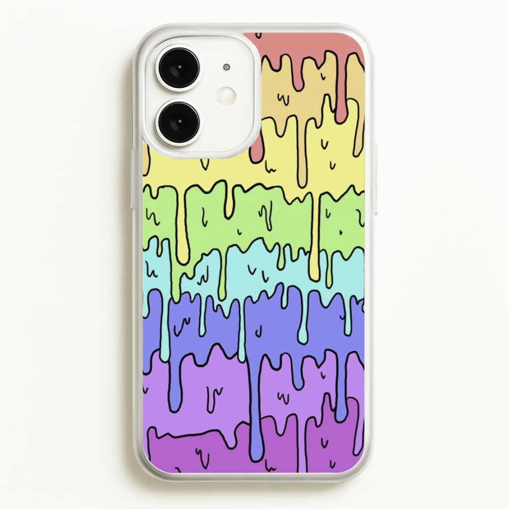 Dripping Rainbow - Pattern Phone Case for iPhone 11