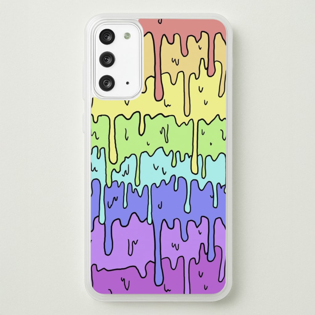 Dripping Rainbow - Pattern Phone Case for Galaxy Note 20