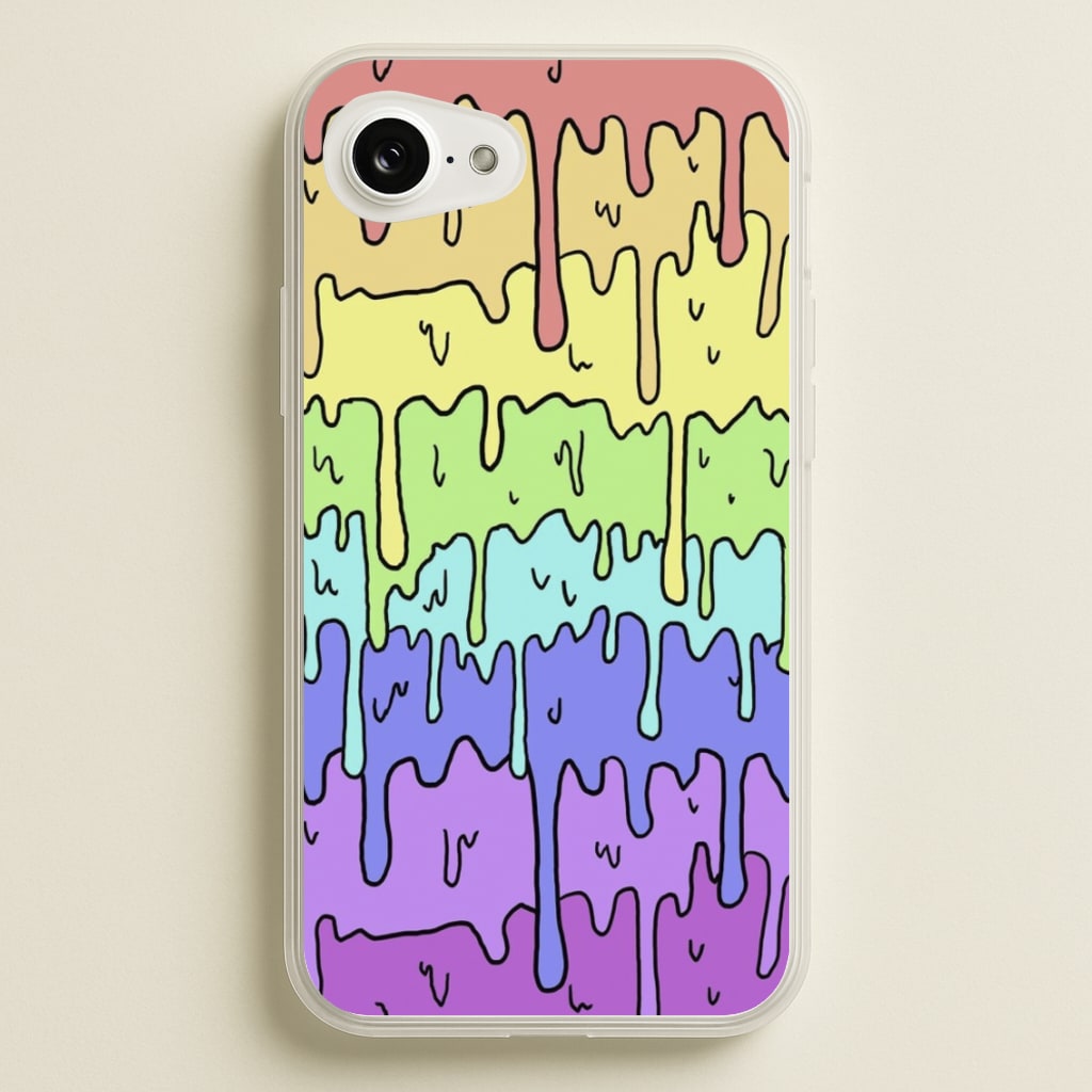 Dripping Rainbow - Pattern Phone Case for iPhone 16e