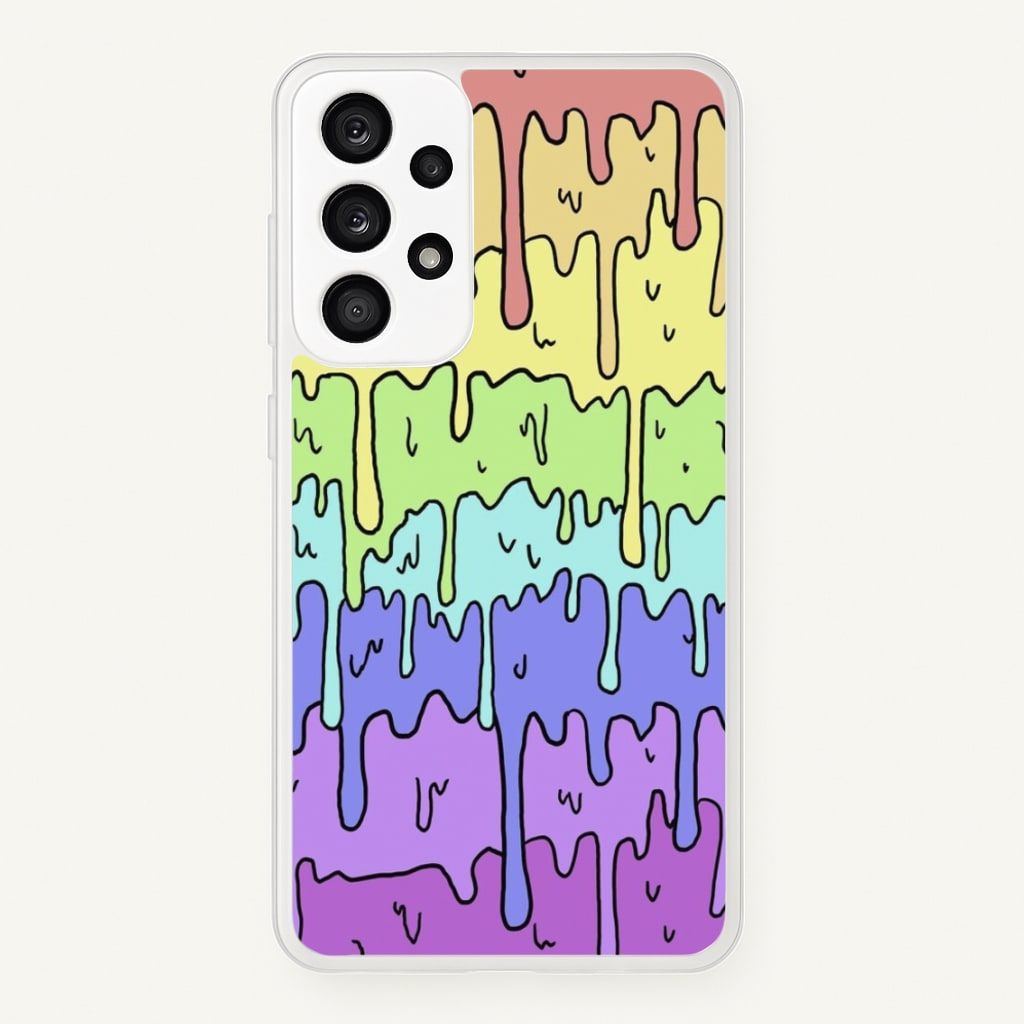Dripping Rainbow - Pattern Phone Case for Galaxy A33