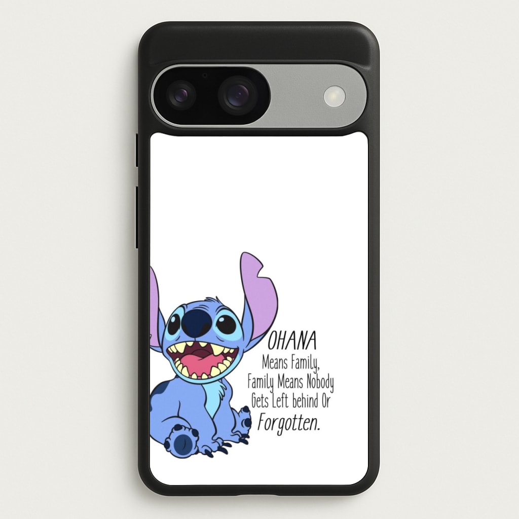 Ohana Means Family - Blue Alien - Disney Phone Case for Google Pixel 9 / 9 Pro