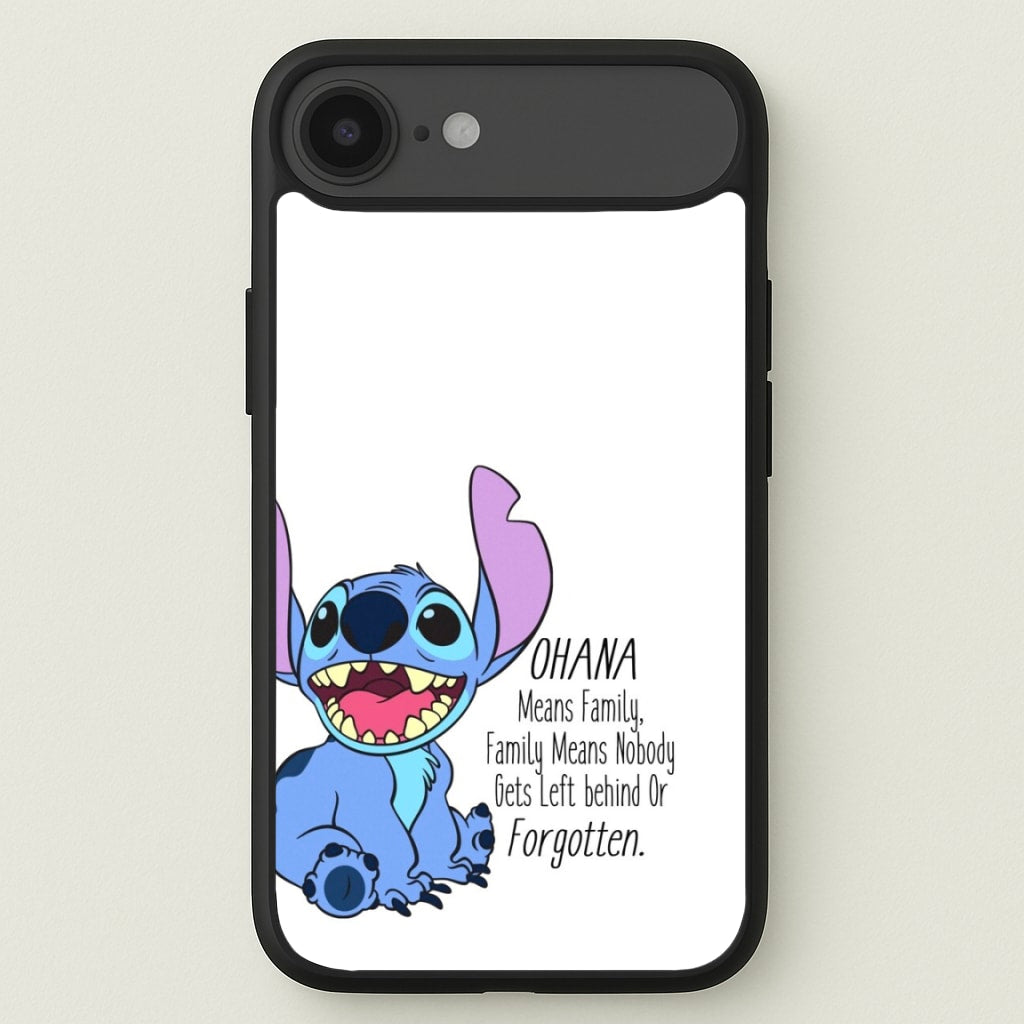 Ohana Means Family - Blue Alien Phone Case for iPhone 17 Air