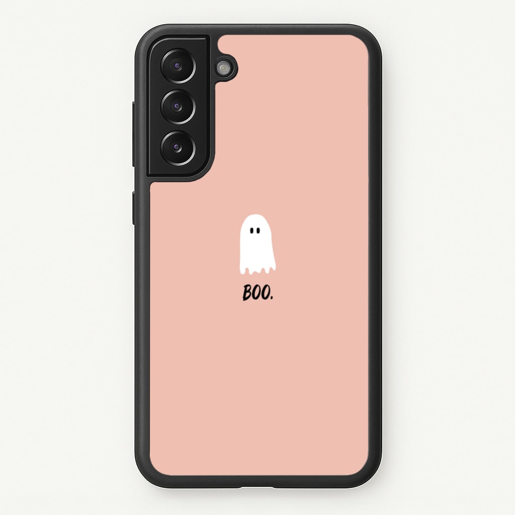 Boo - Ghost Halloween - Halloween Phone Case for Galaxy S21