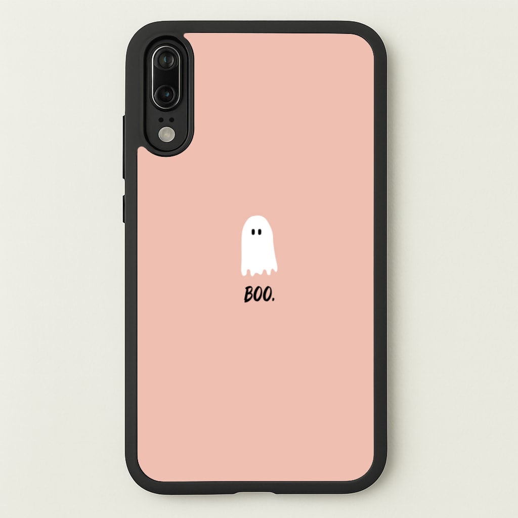 Boo - Ghost Halloween - Halloween Phone Case for Huawei P20