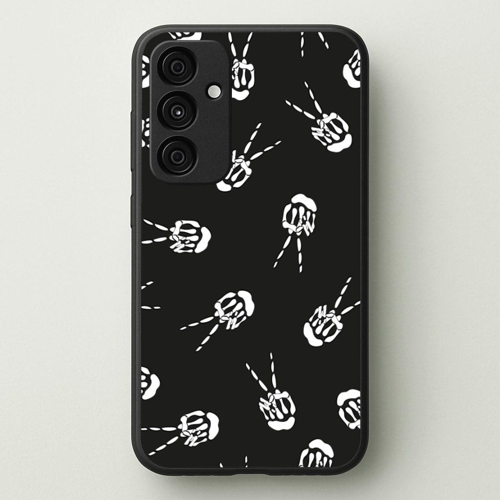 Skeleton Fingers - Halloween - Halloween Phone Case for Galaxy A35