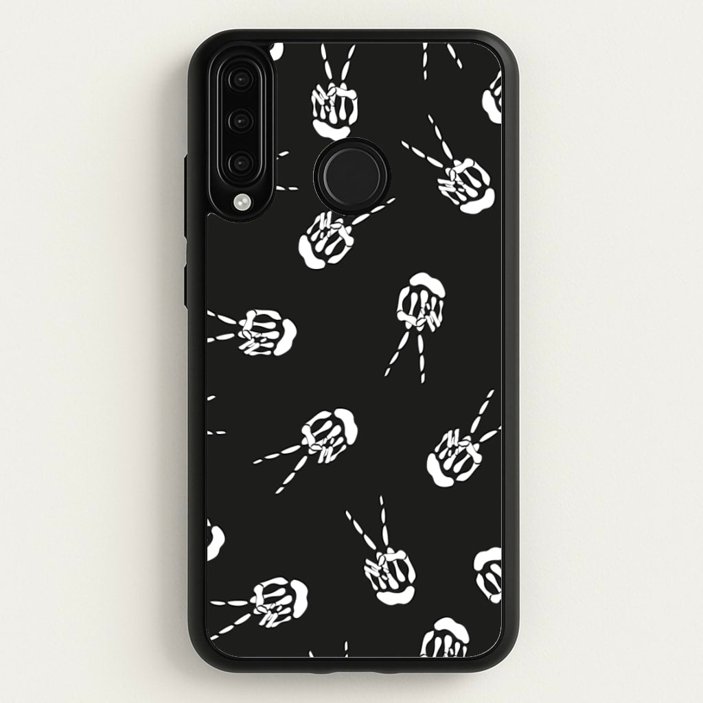 Skeleton Fingers - Halloween - Halloween Phone Case for Huawei P30 Lite