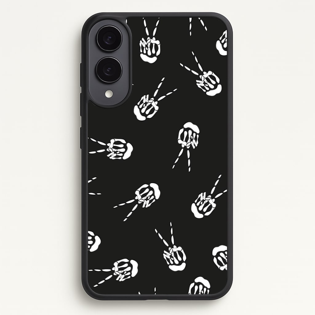 Skeleton Fingers - Halloween - Halloween Phone Case for Galaxy S25 Edge