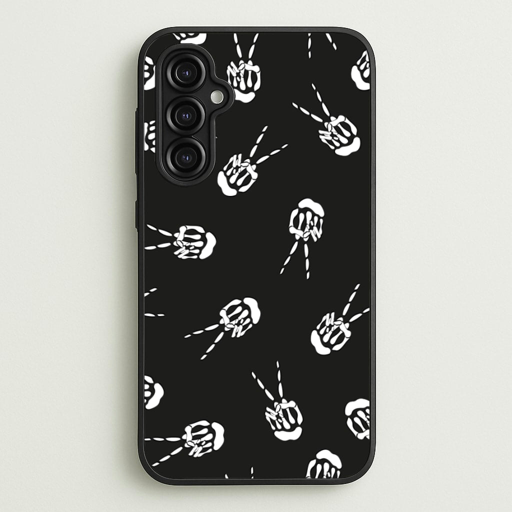 Skeleton Fingers - Halloween - Halloween Phone Case for Galaxy A14