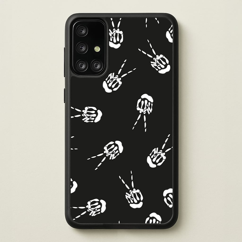 Skeleton Fingers - Halloween - Halloween Phone Case for Galaxy A71