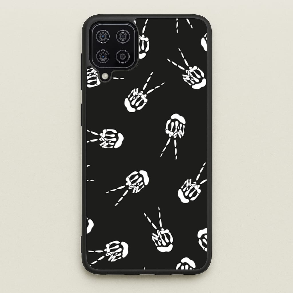 Skeleton Fingers - Halloween - Halloween Phone Case for Galaxy A12