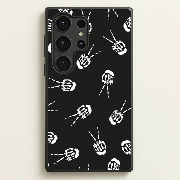 Skeleton Fingers - Halloween - Halloween Phone Case for Galaxy S25 Ultra