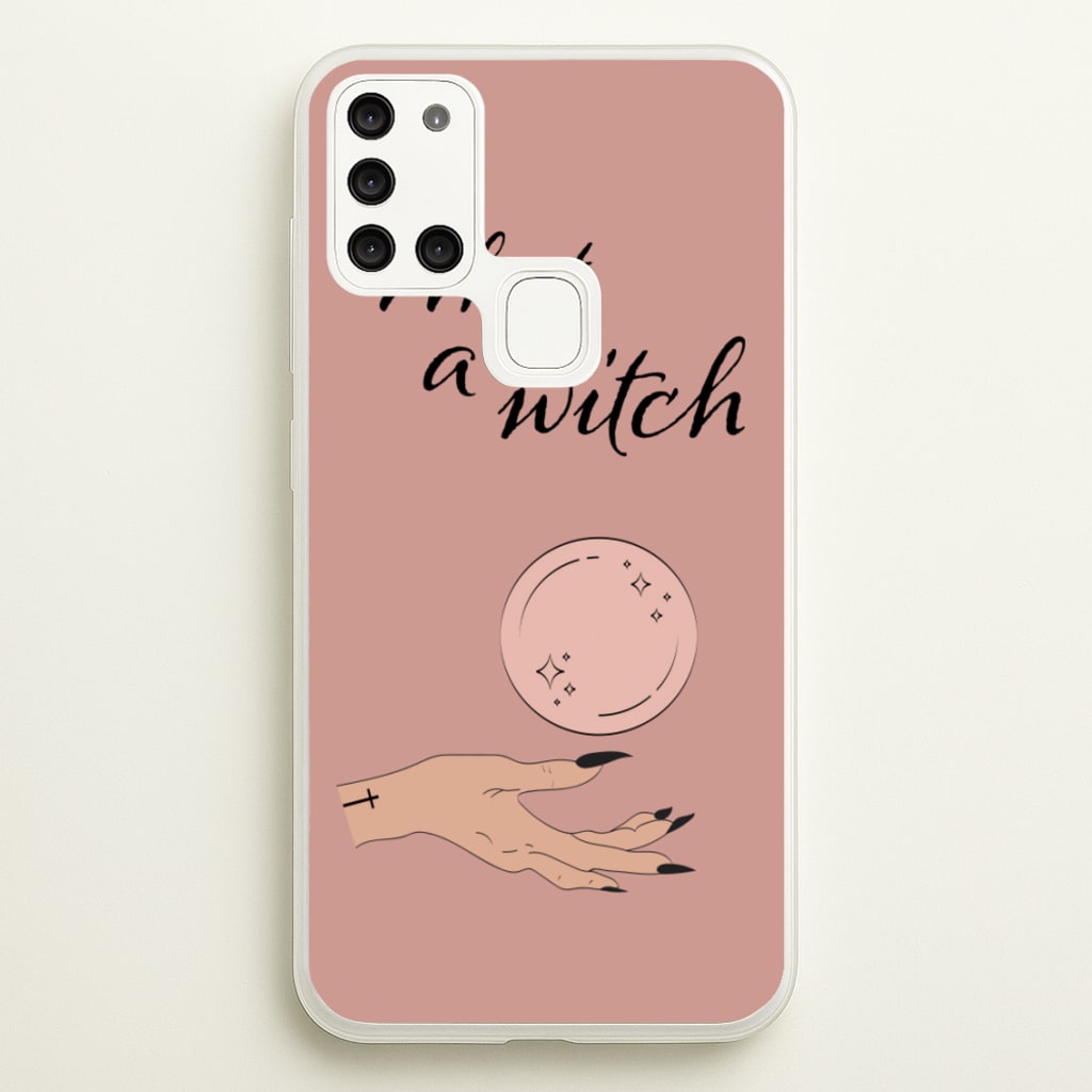 What A Witch - Halloween - Halloween Phone Case for Galaxy A21s