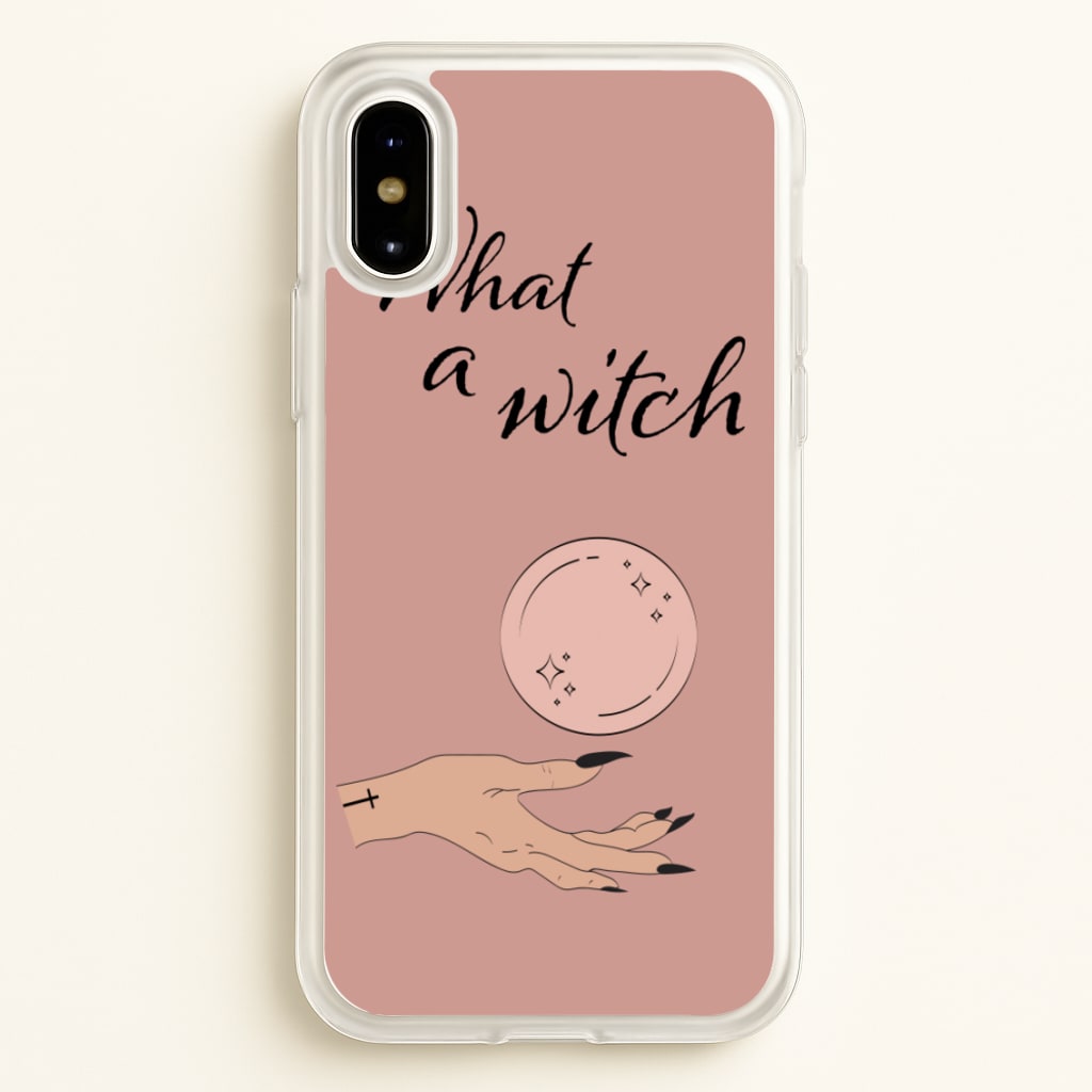 What A Witch - Halloween - Halloween Phone Case for iPhone X / XS