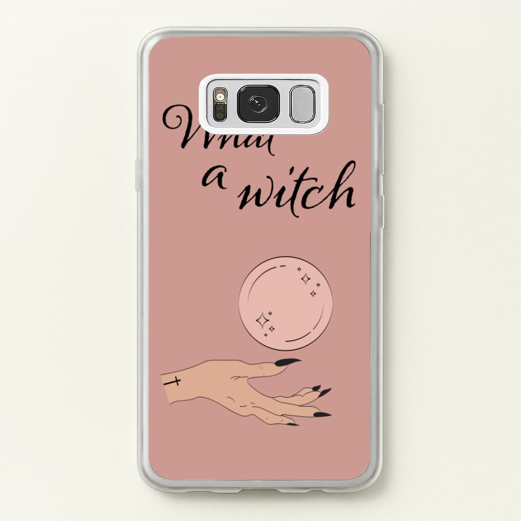 What A Witch - Halloween - Halloween Phone Case for Galaxy S8
