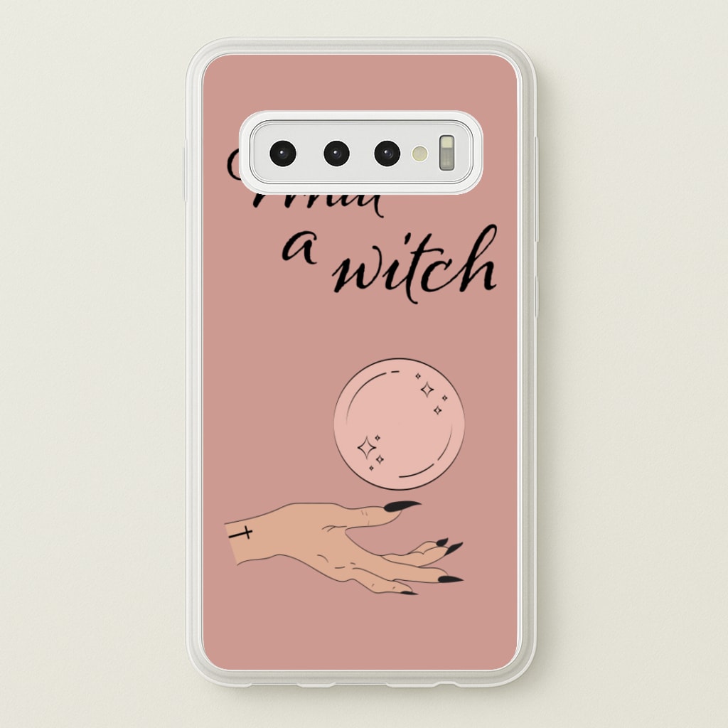 What A Witch - Halloween - Halloween Phone Case for Galaxy S10