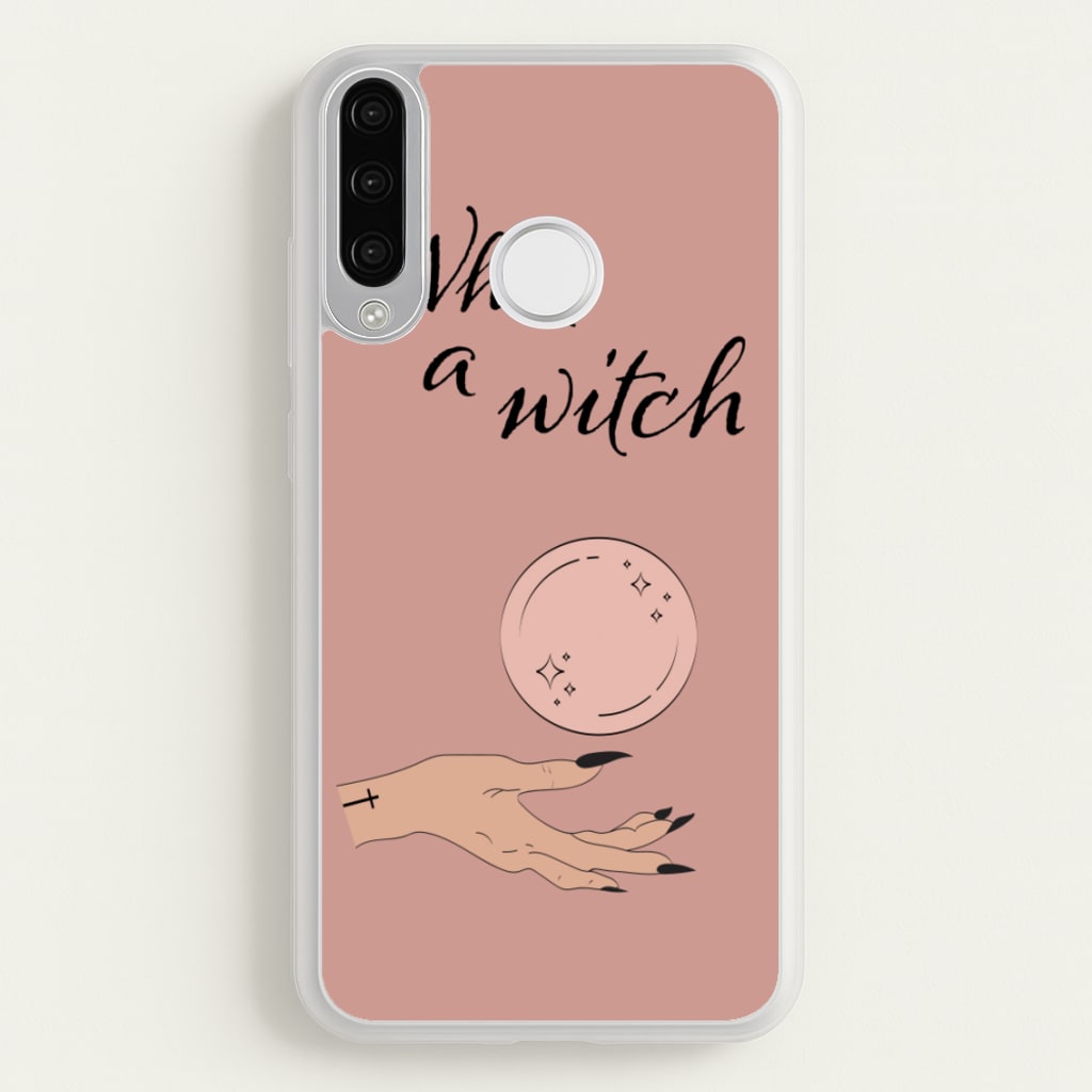 What A Witch - Halloween - Halloween Phone Case for Huawei P30 Lite