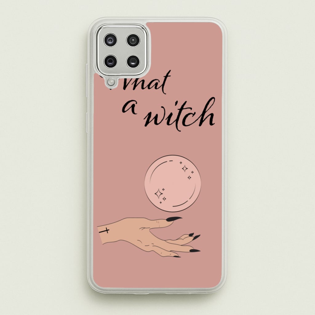 What A Witch - Halloween - Halloween Phone Case for Galaxy A12
