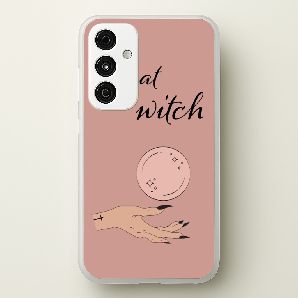 What A Witch - Halloween - Halloween Phone Case for Galaxy A55