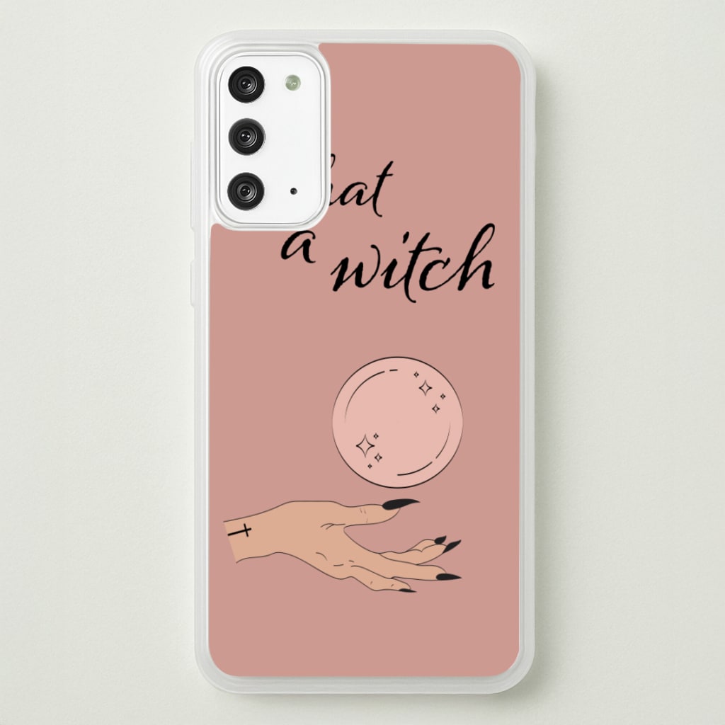 What A Witch - Halloween - Halloween Phone Case for Galaxy Note 20