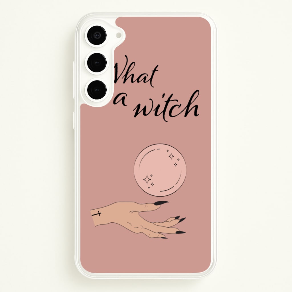 What A Witch - Halloween - Halloween Phone Case for Galaxy S23 Plus